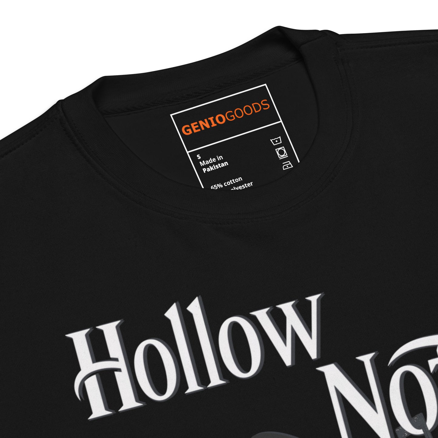 Hollow notes sweatshirt cute minimalist musical fan art – fan-made gamer merch by GenioGoods