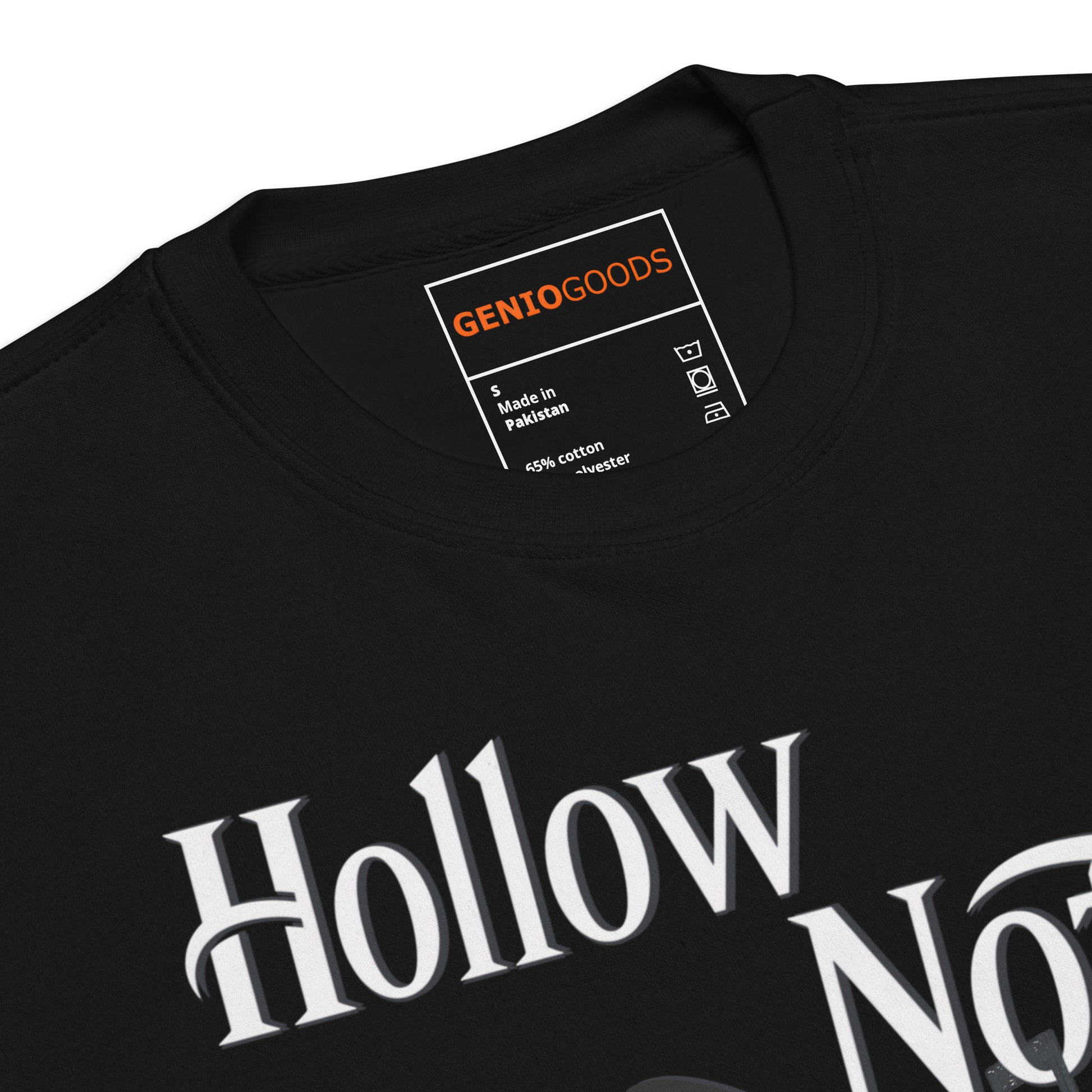 Hollow notes sweatshirt cute minimalist musical fan art – fan-made gamer merch by GenioGoods
