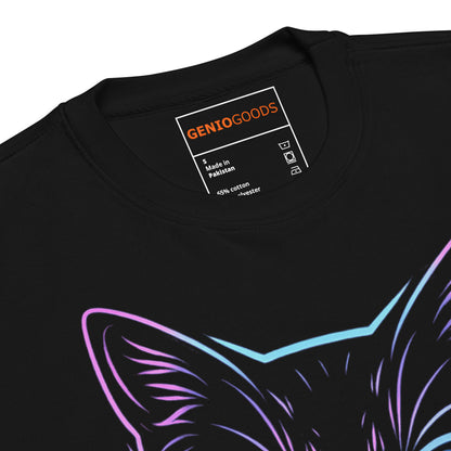 Cats and gaming sweatshirt neon gamer cat aesthetic – original gamer merch by GenioGoods