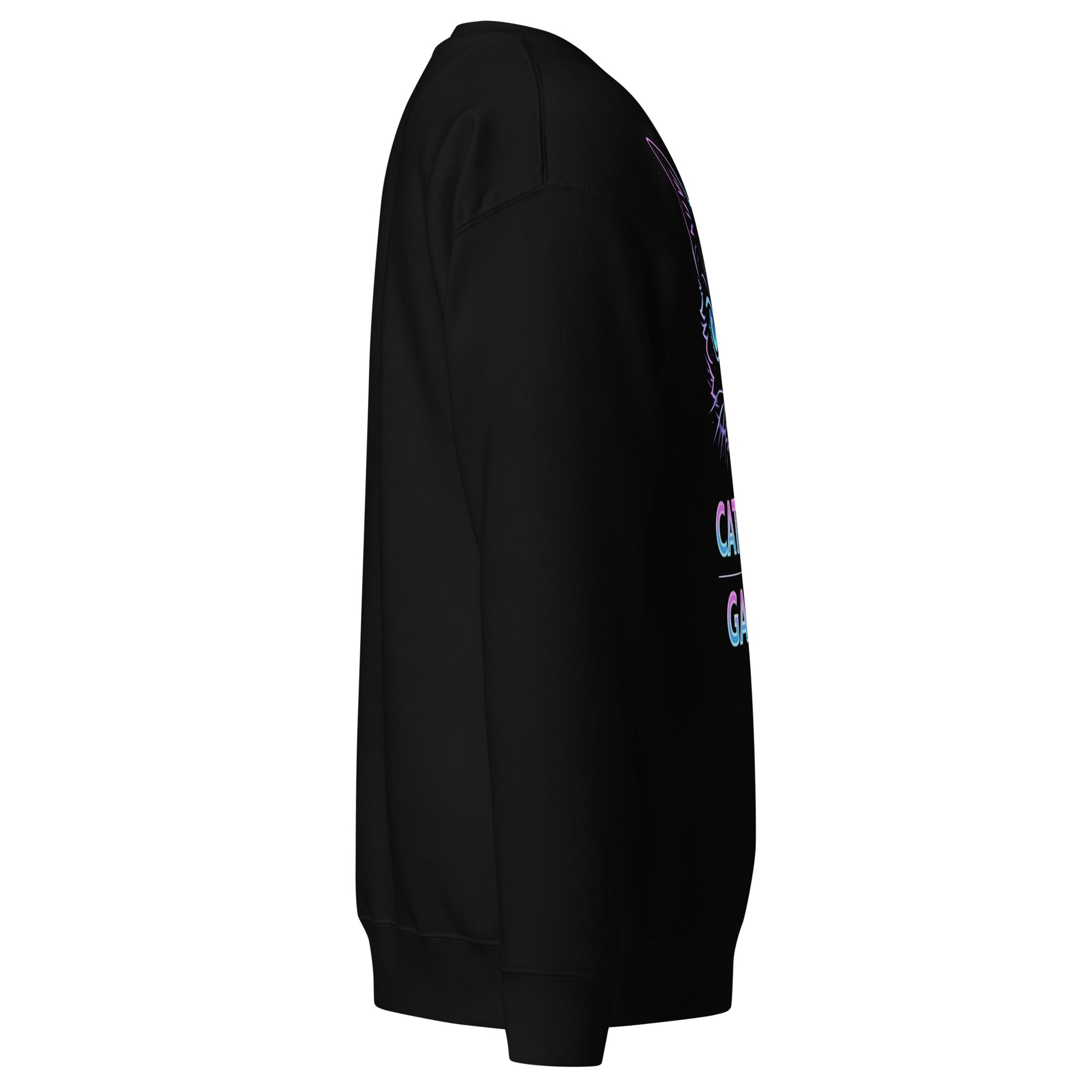 Cats and gaming sweatshirt neon gamer cat aesthetic – original gamer merch by GenioGoods