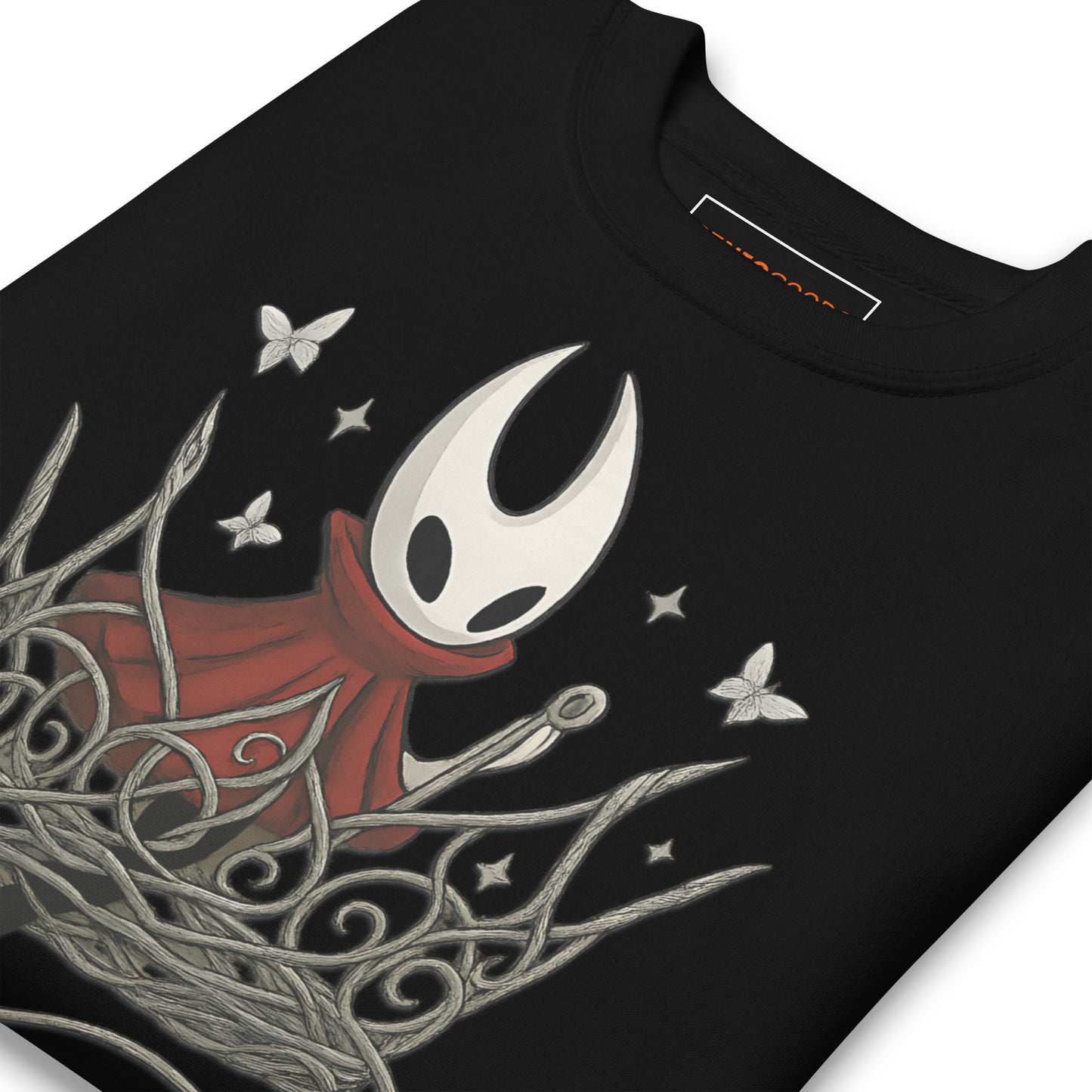 Crowned by Song Sweatshirt – Silksong Hornet Fan Tribute – fan-made gamer merch by GenioGoods