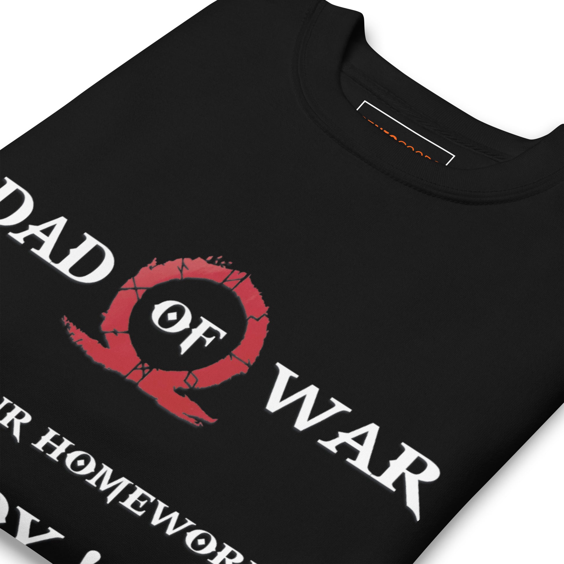 Dad of War Sweatshirt – Funny Gamer Father Tribute – fan-made gamer merch by GenioGoods