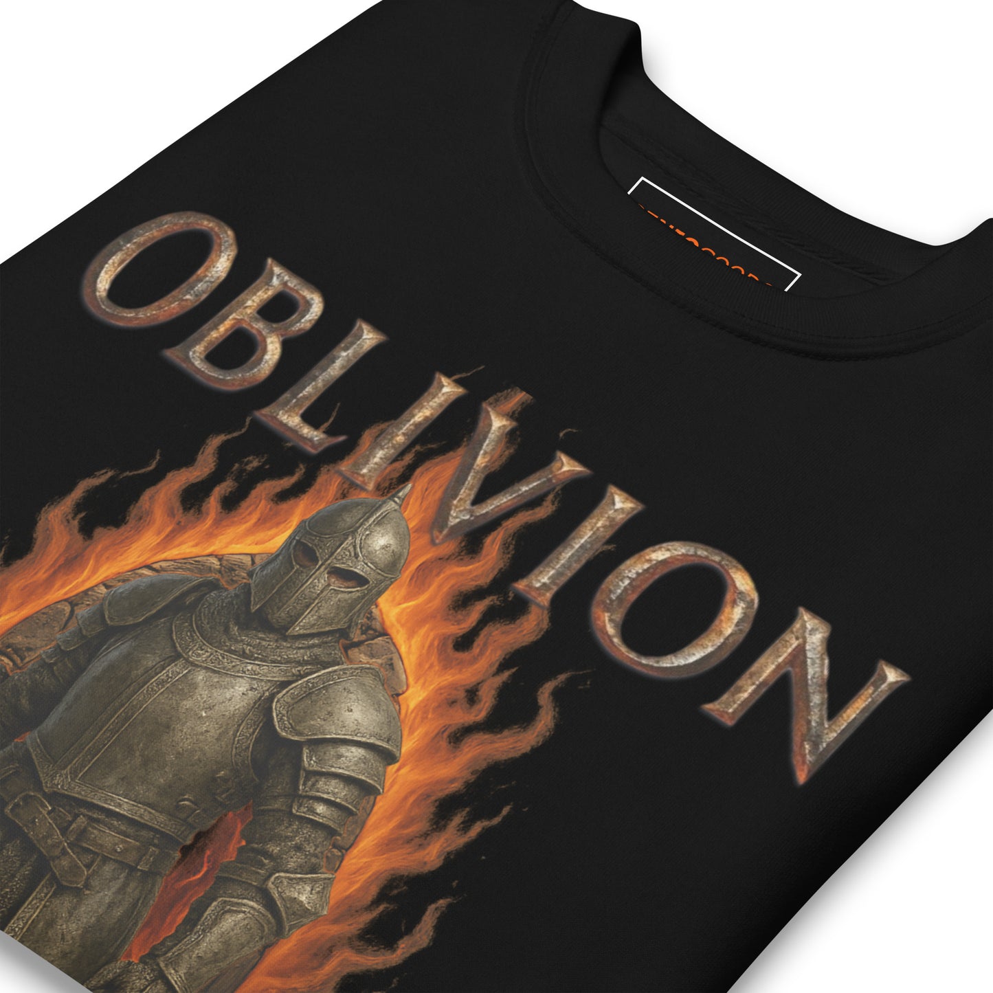 Oblivion Remastered Sweatshirt – Knight of the Gate Tribute – fan-made gamer merch by GenioGoods