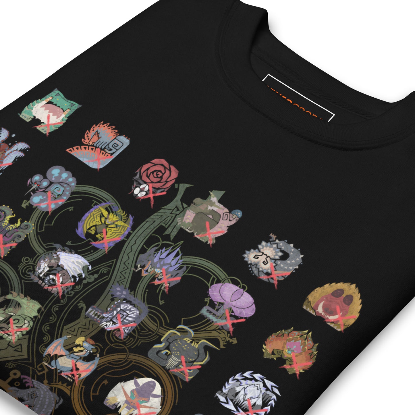 Monster Hunter Wilds Double Sided Hoodie – Legacy Print – fan-made gamer merch by GenioGoods