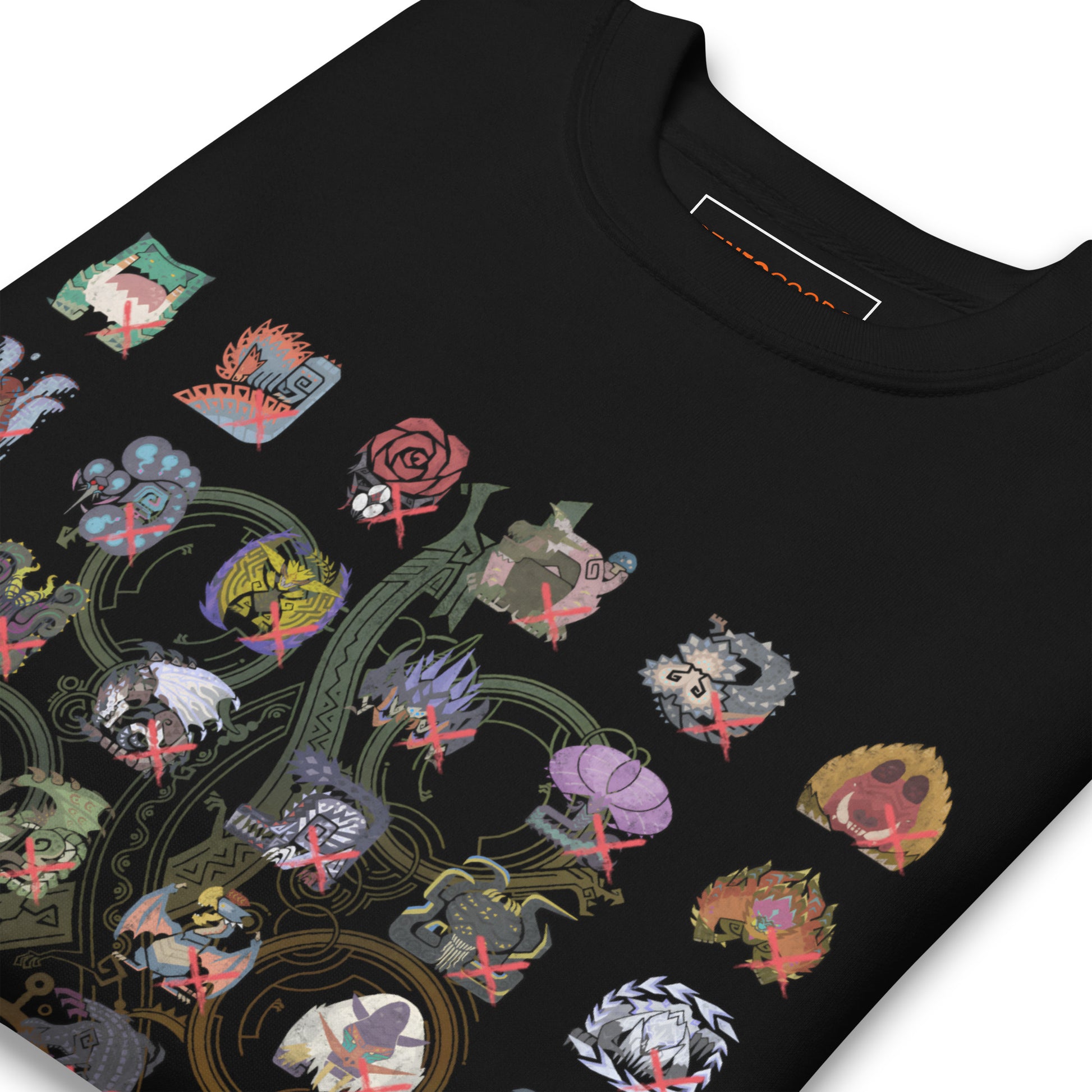 Monster Hunter Wilds Double Sided Hoodie – Legacy Print – fan-made gamer merch by GenioGoods