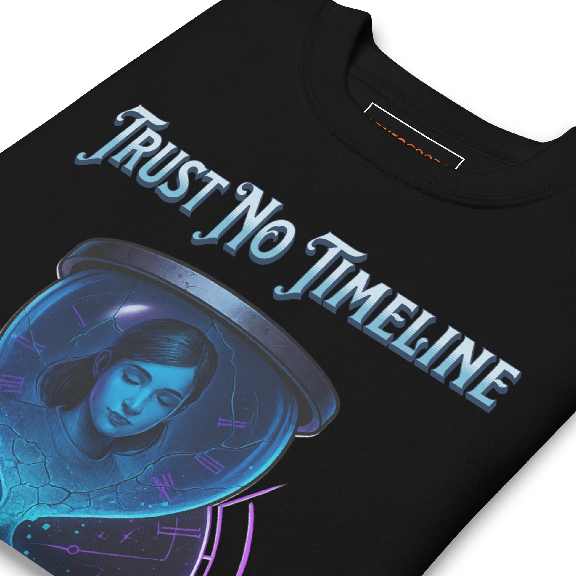 Black gamer sweatshirt inspired by Split Fiction – Dual Reality design | GenioGoods