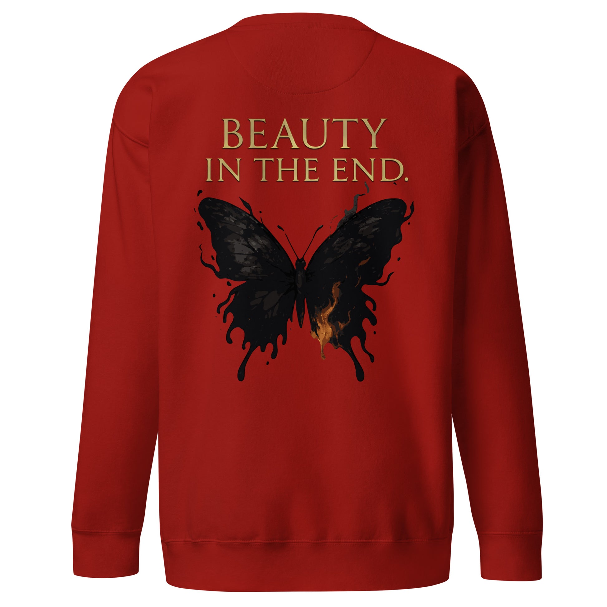 Dark Fantasy Sweatshirt – Beauty in the End - Clair Obscur 33 – fan-made gamer merch by GenioGoods