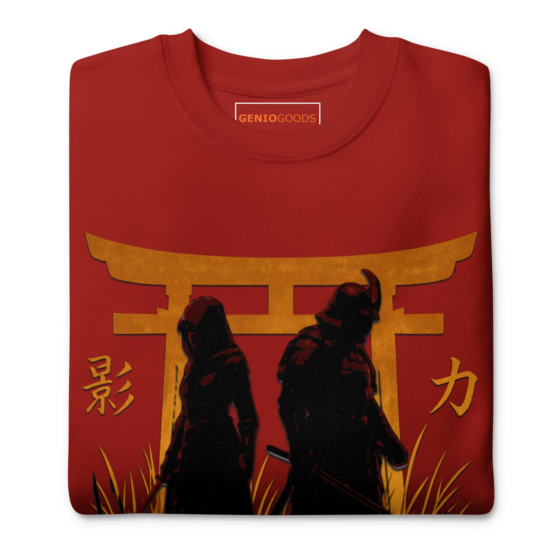 Shadow Balance Sweatshirt – Samurai x Assassin | AC Shadows – fan-made gamer merch by GenioGoods