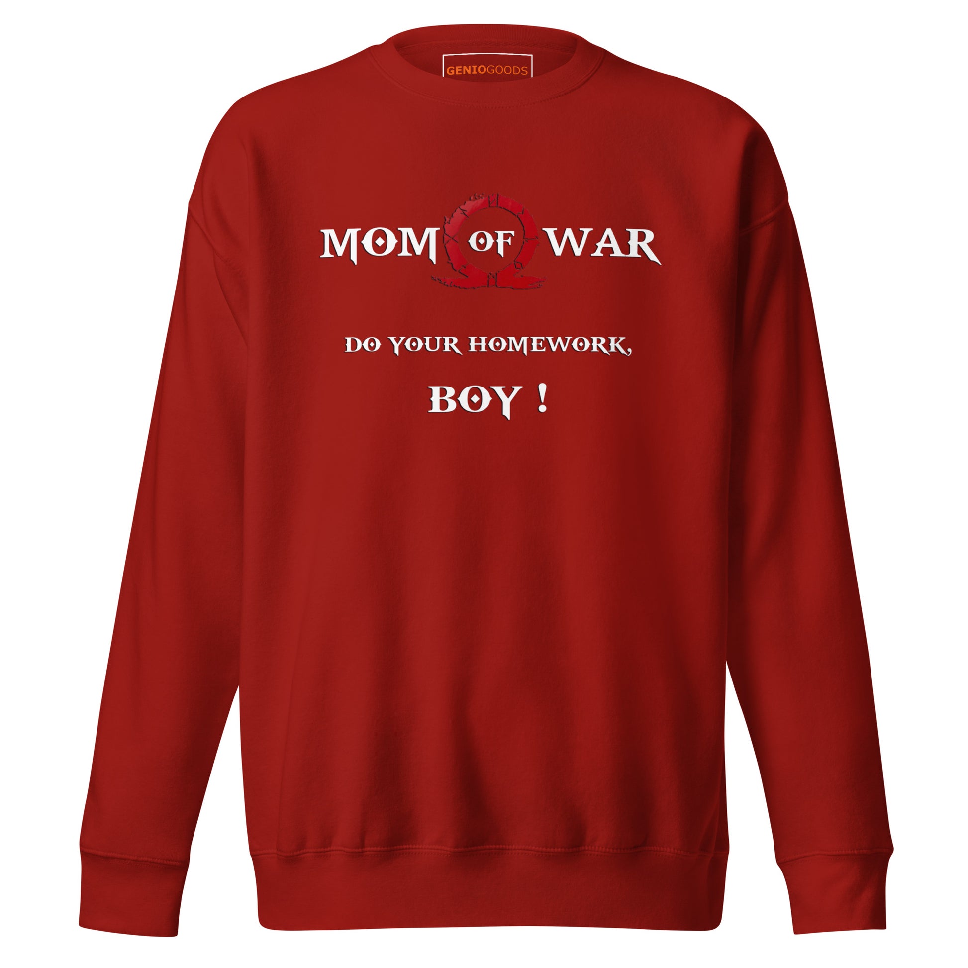 Mom of War Sweatshirt – Funny Gamer Gift for Moms – fan-made gamer merch by GenioGoods