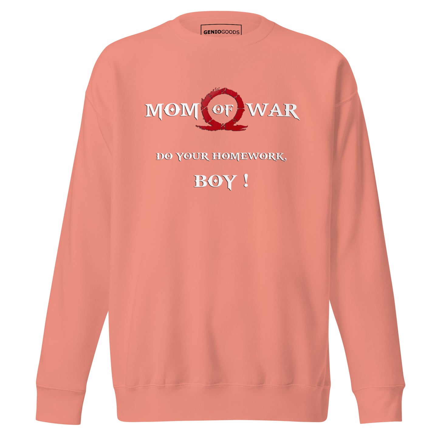 Mom of War Sweatshirt – Funny Gamer Gift for Moms – fan-made gamer merch by GenioGoods