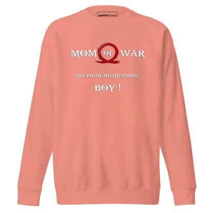 Mom of War Sweatshirt – Funny Gamer Gift for Moms – fan-made gamer merch by GenioGoods