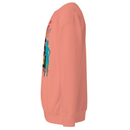 Split Fiction Fire Sweatshirt – Control the Narrative Edition – fan-made gamer merch by GenioGoods