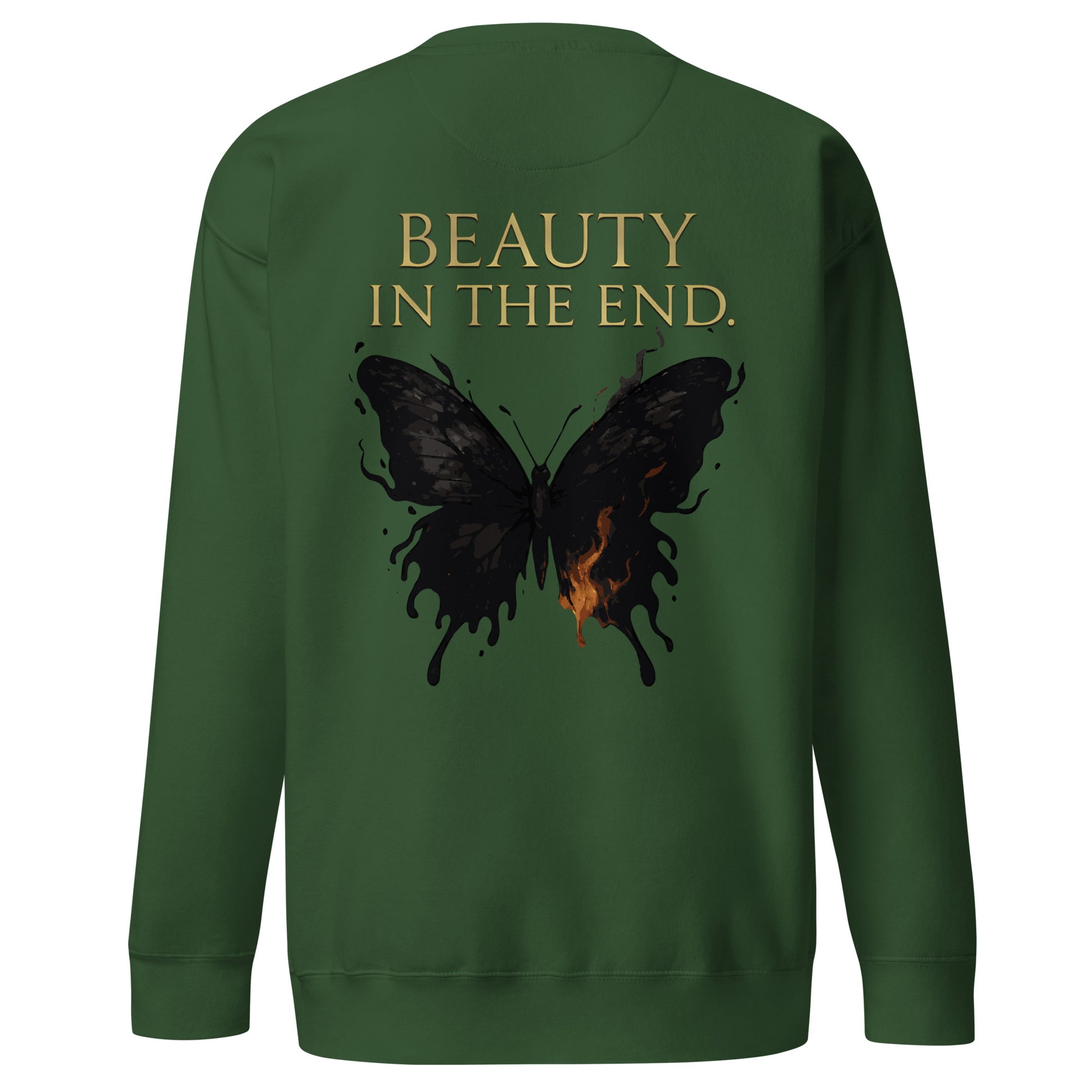 Dark Fantasy Sweatshirt – Beauty in the End - Clair Obscur 33 – fan-made gamer merch by GenioGoods