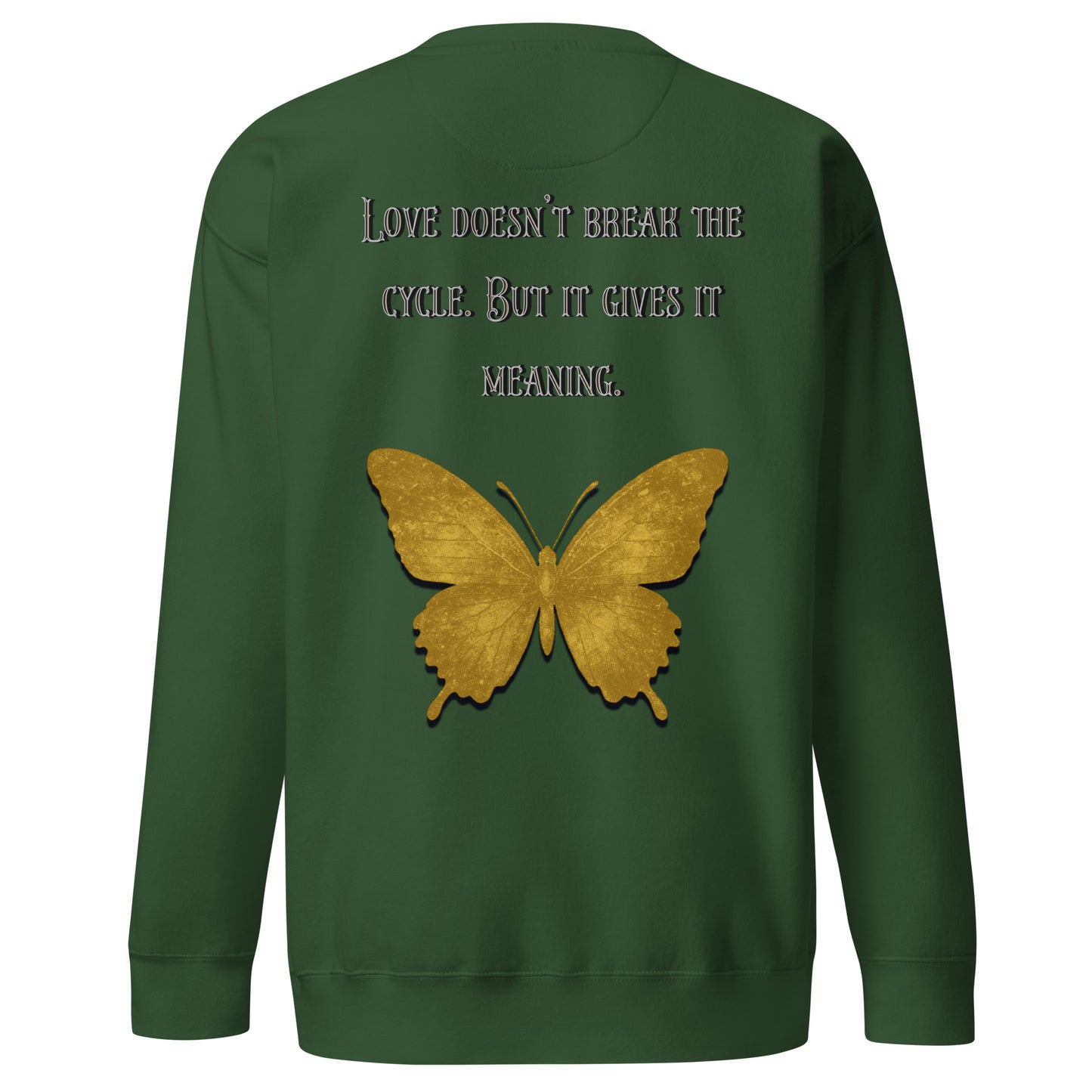 Clair Obscur Sweatshirt – Love Gives the Cycle Meaning – fan-made gamer merch by GenioGoods