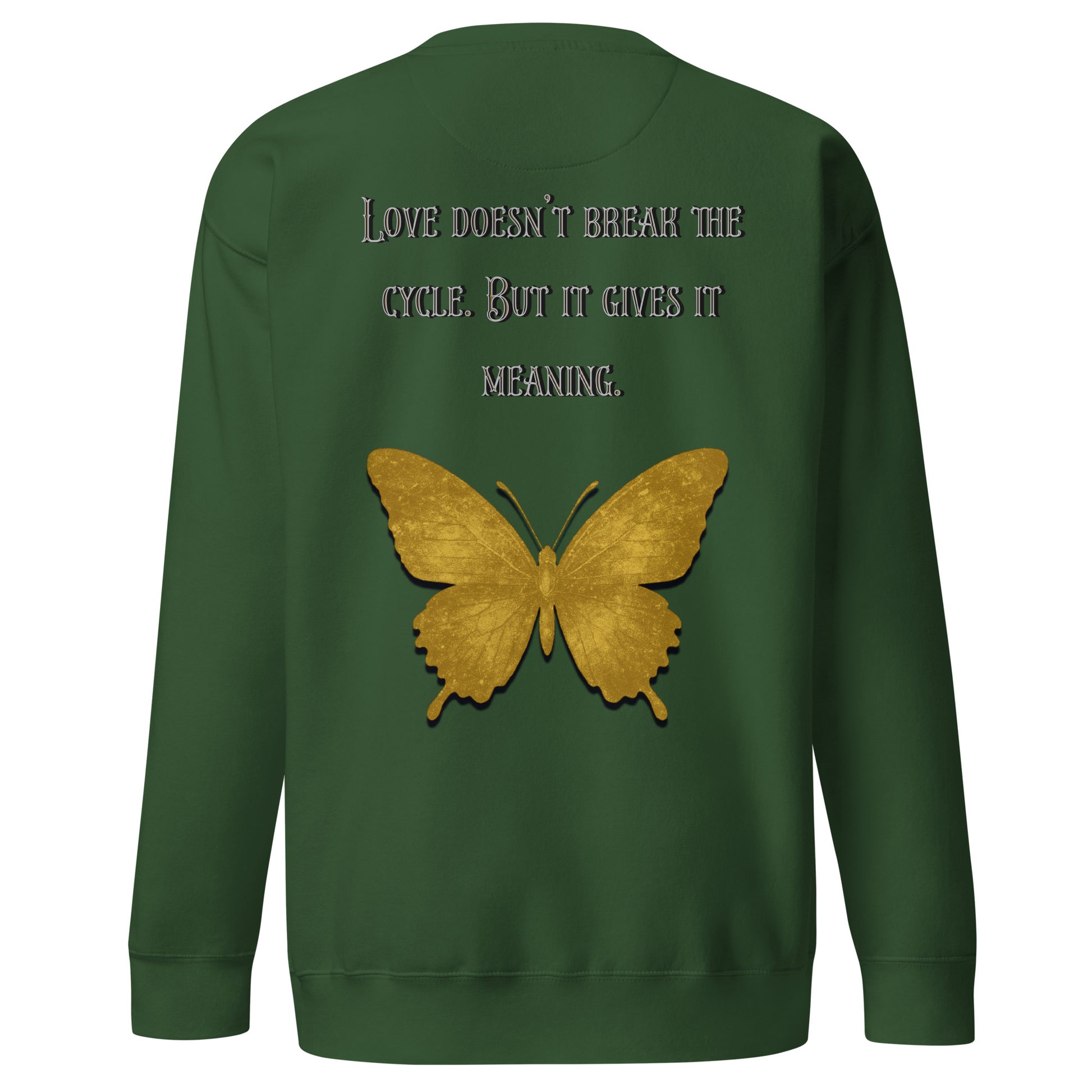 Clair Obscur Sweatshirt – Love Gives the Cycle Meaning – fan-made gamer merch by GenioGoods
