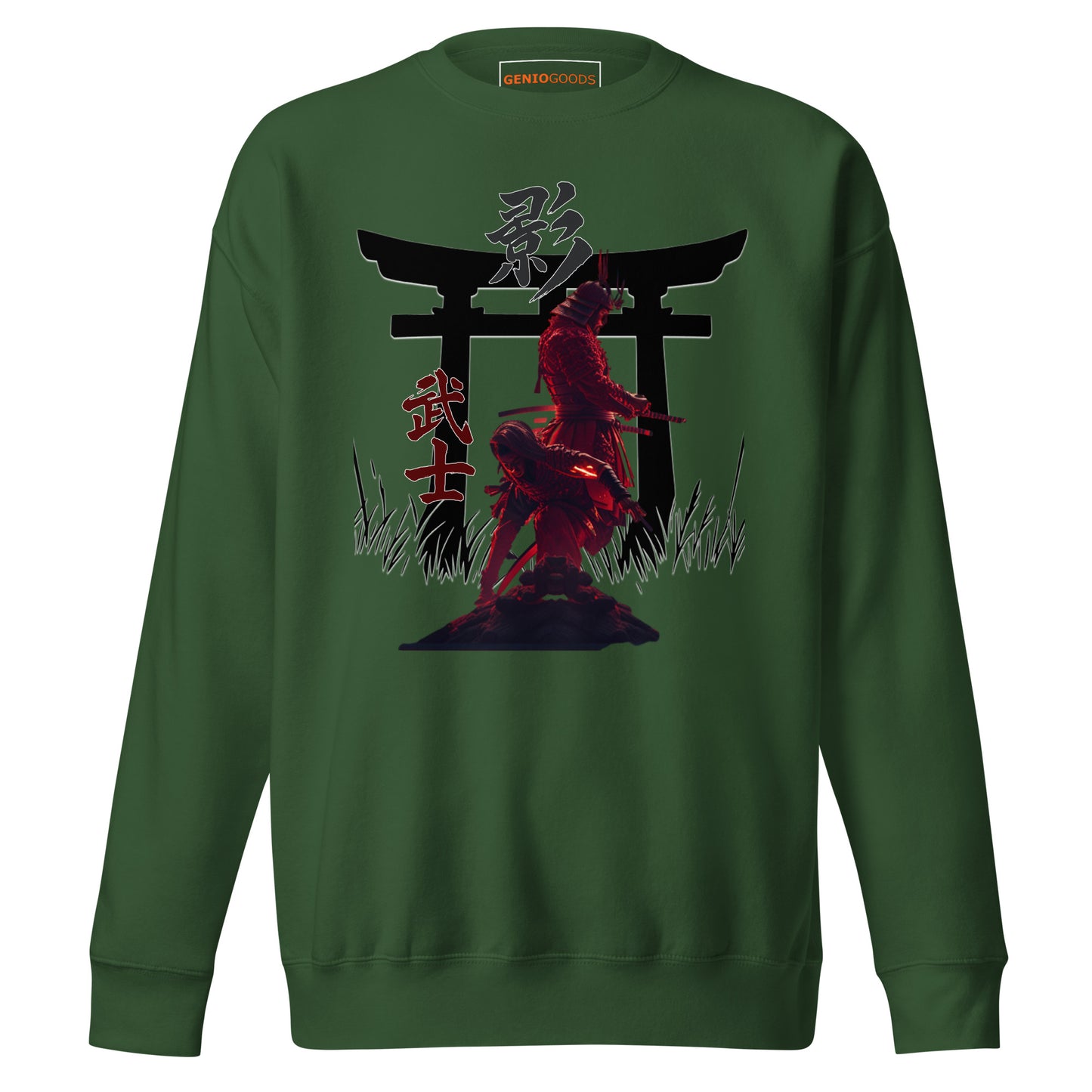 Torii Alliance Sweatshirt – Samurai x Ninja Tribute | AC Shadows – fan-made gamer merch by GenioGoods