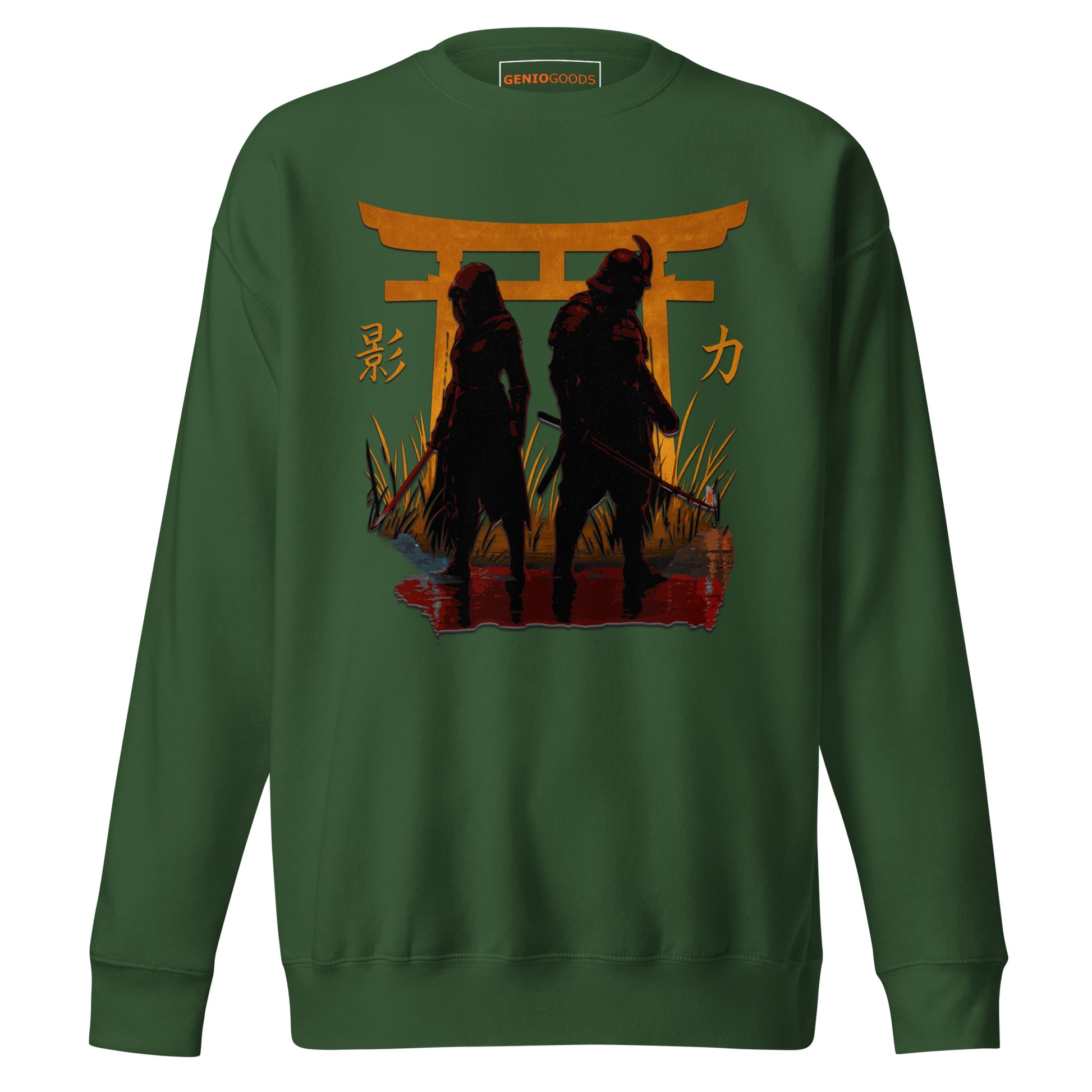 Shadow Balance Sweatshirt – Samurai x Assassin | AC Shadows – fan-made gamer merch by GenioGoods