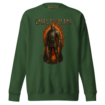 Oblivion Remastered Sweatshirt – Knight of the Gate Tribute – fan-made gamer merch by GenioGoods