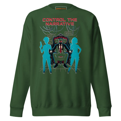 Split Fiction Control the Narrative Sweatshirt – Glitch Mind – fan-made gamer merch by GenioGoods