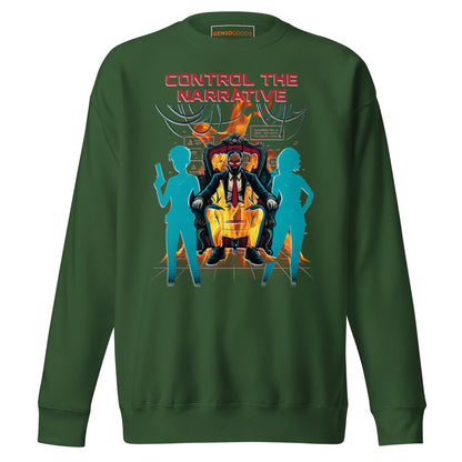 Split Fiction Fire Sweatshirt – Control the Narrative Edition – fan-made gamer merch by GenioGoods