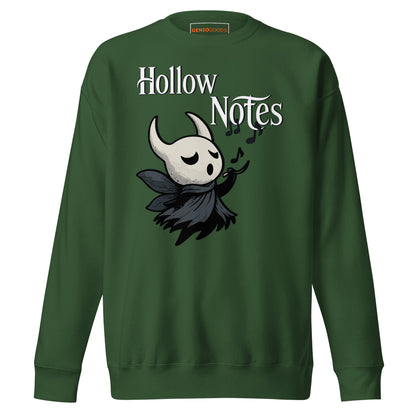Hollow notes sweatshirt cute minimalist musical fan art – fan-made gamer merch by GenioGoods