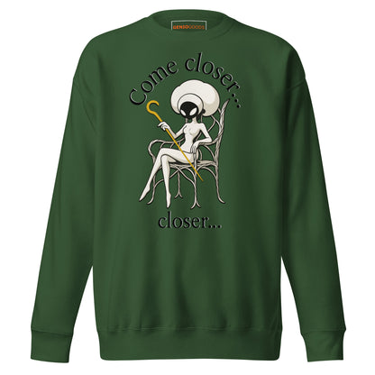 Hollow knight midwife sweatshirt dark lore fan art – fan-made gamer merch by GenioGoods