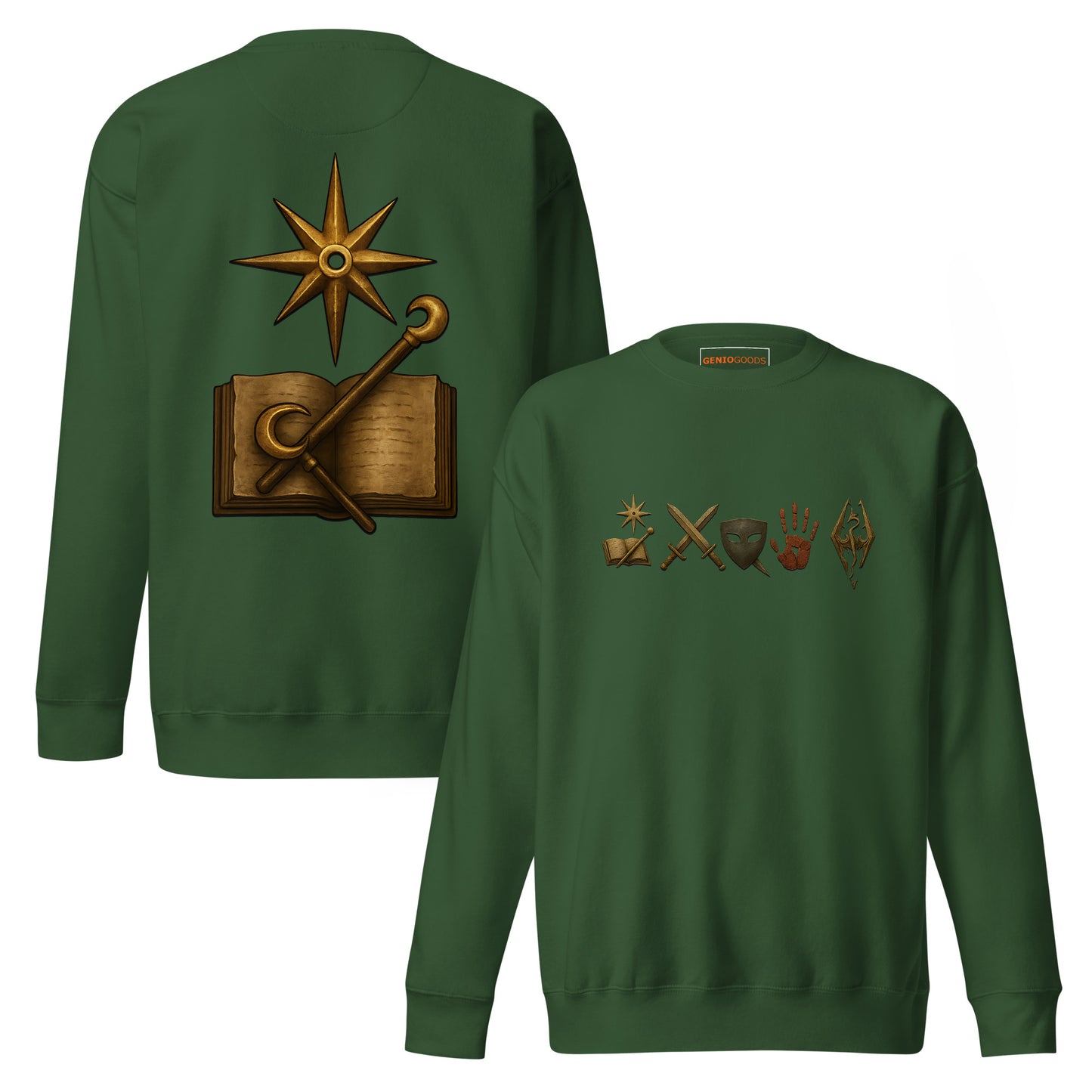 Elder Scrolls Guild Symbols Sweatshirt – Legacy Edition – fan-made gamer merch by GenioGoods