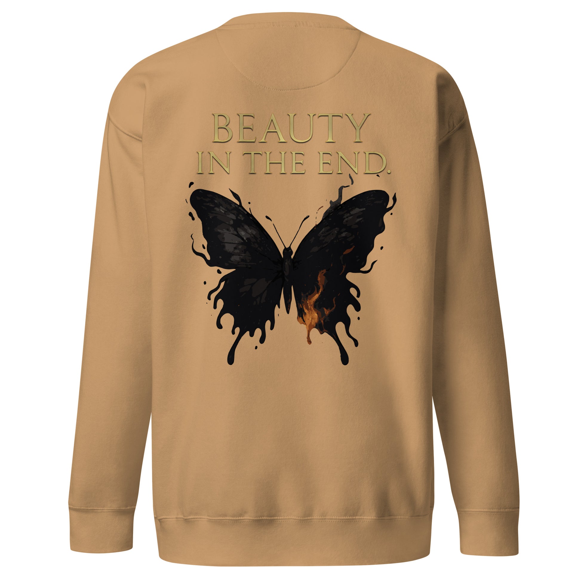 Dark Fantasy Sweatshirt – Beauty in the End - Clair Obscur 33 – fan-made gamer merch by GenioGoods