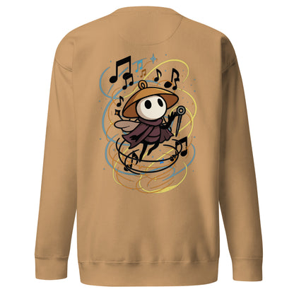 Silksong Bard Sweatshirt – Musical Tribute | Hollow Knight – fan-made gamer merch by GenioGoods