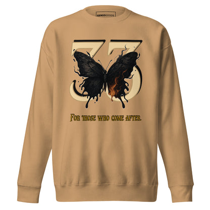Clair Obscur 33 Sweatshirt – Legacy Butterfly Tribute – fan-made gamer merch by GenioGoods