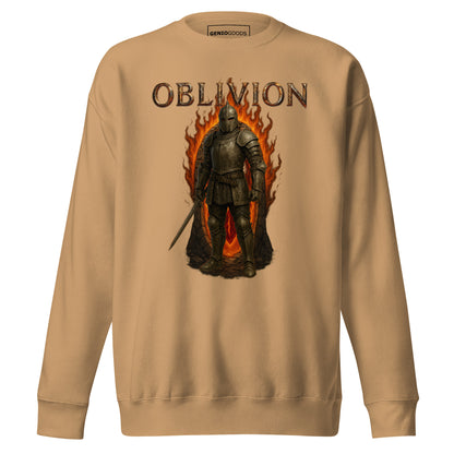 Oblivion Remastered Sweatshirt – Knight of the Gate Tribute – fan-made gamer merch by GenioGoods