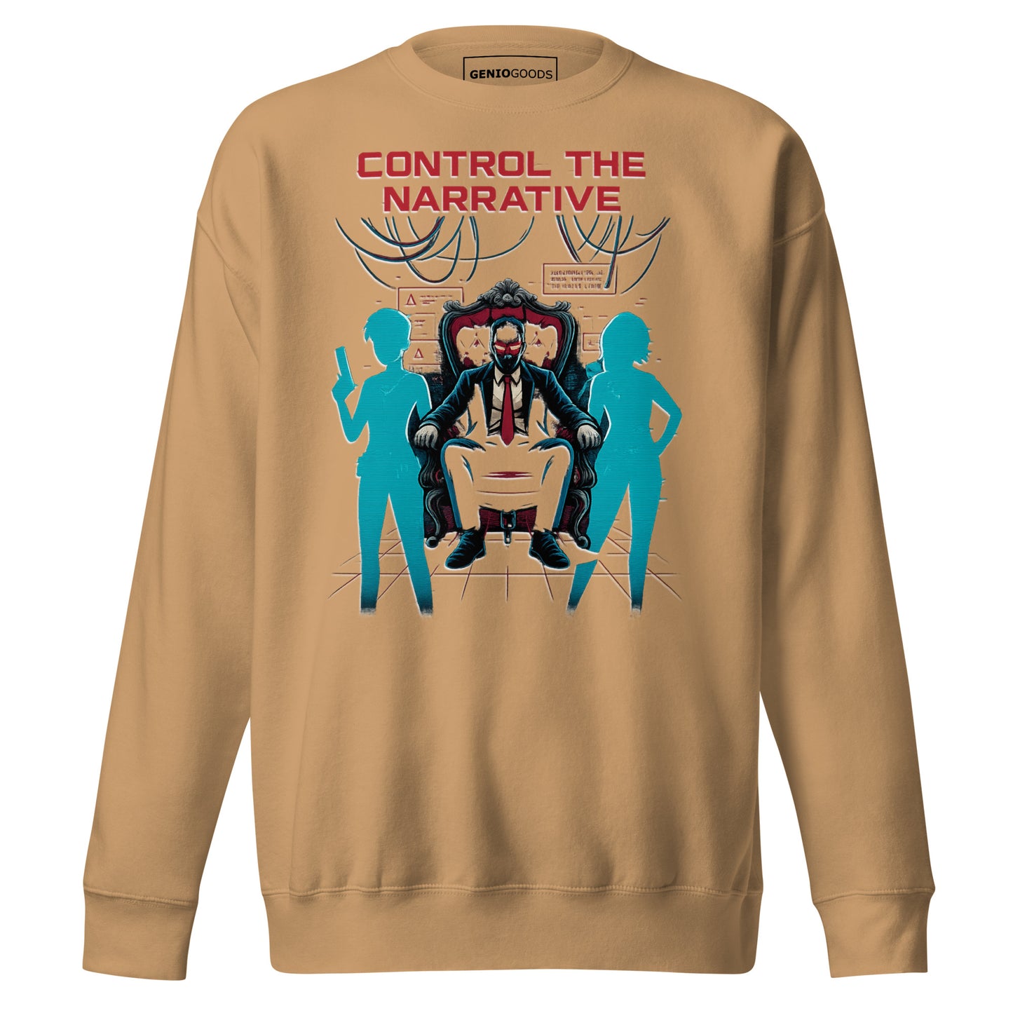Split Fiction Control the Narrative Sweatshirt – Glitch Mind – fan-made gamer merch by GenioGoods