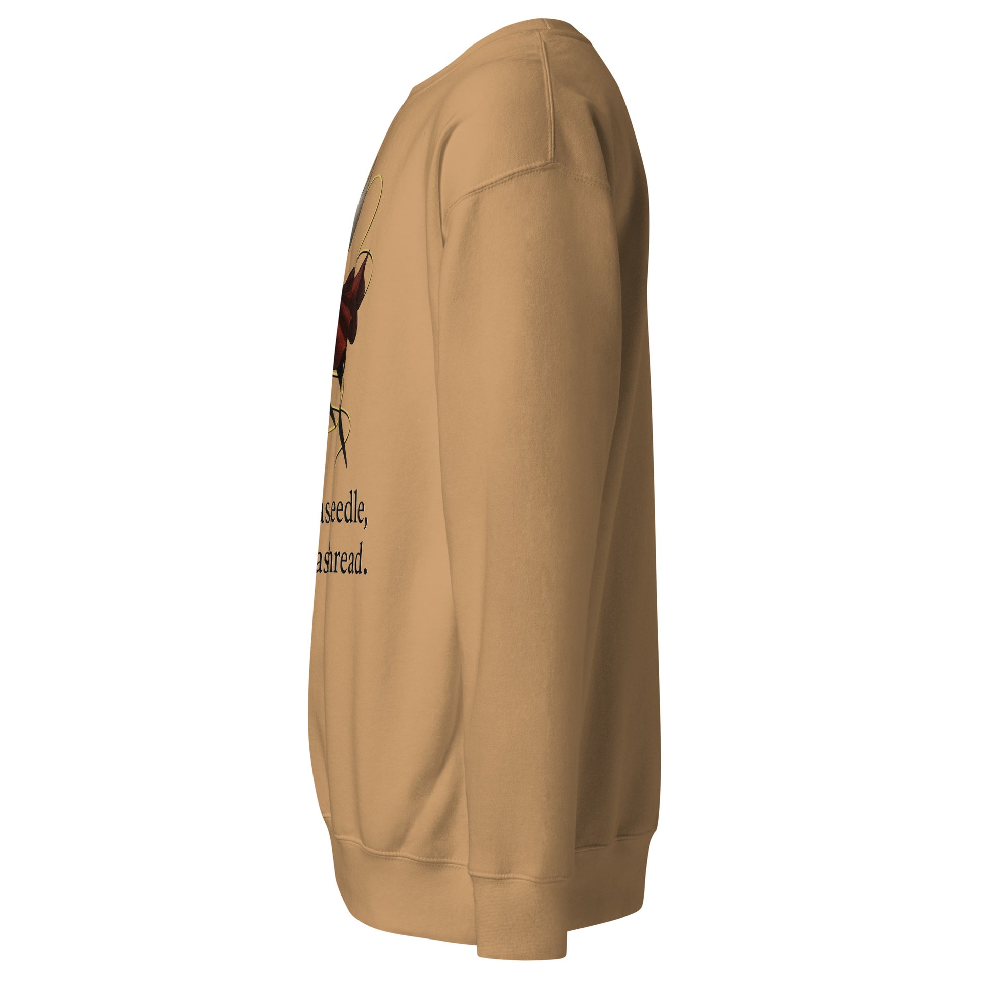 Hornet silksong sweatshirt needle quote fan art – fan-made gamer merch by GenioGoods