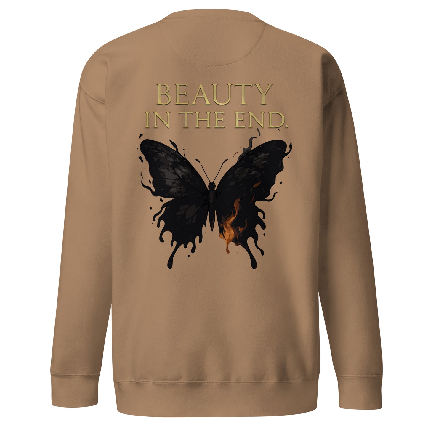 Dark Fantasy Sweatshirt – Beauty in the End - Clair Obscur 33 – fan-made gamer merch by GenioGoods