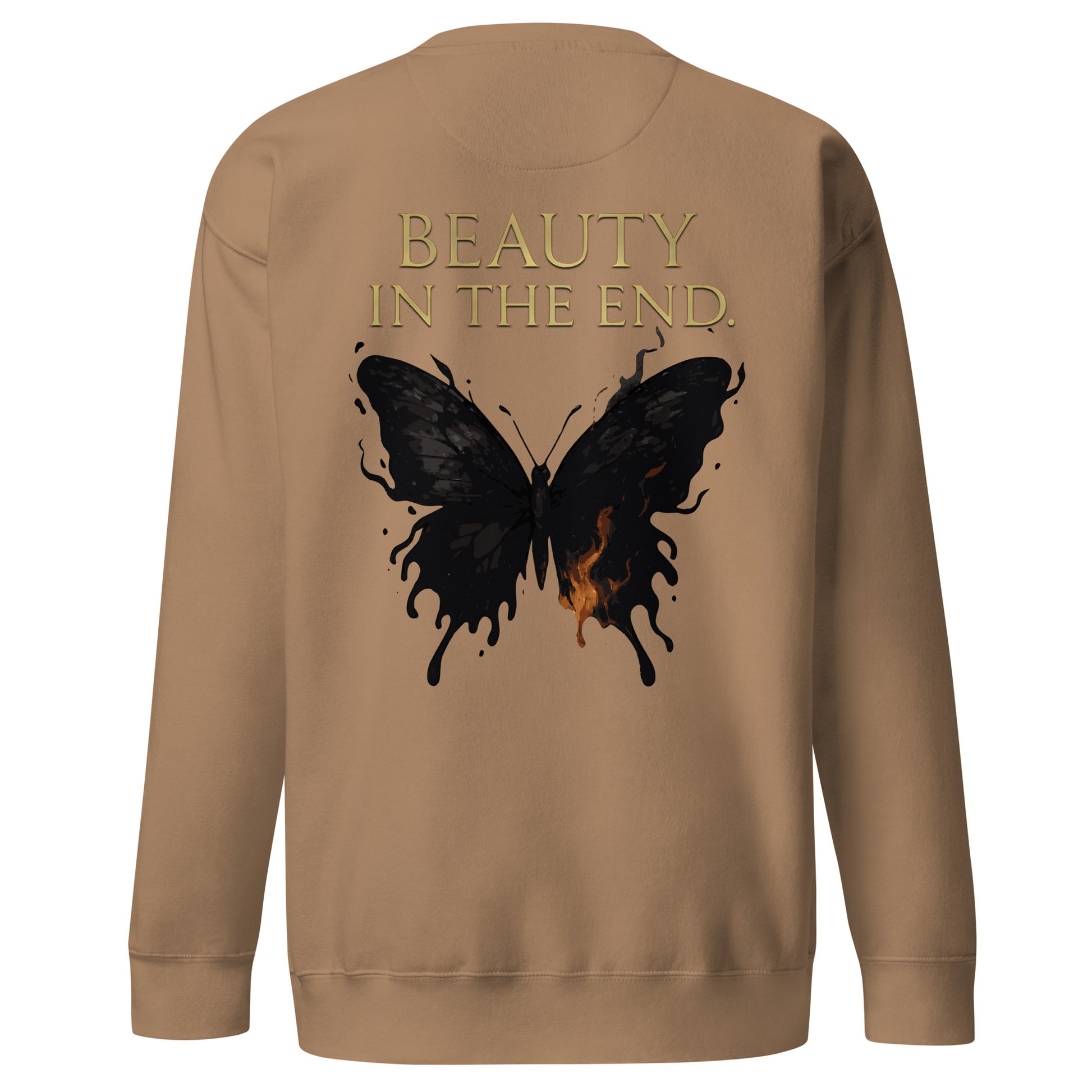 Dark Fantasy Sweatshirt – Beauty in the End - Clair Obscur 33 – fan-made gamer merch by GenioGoods
