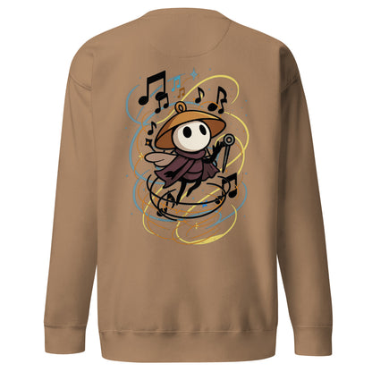 Silksong Bard Sweatshirt – Musical Tribute | Hollow Knight – fan-made gamer merch by GenioGoods