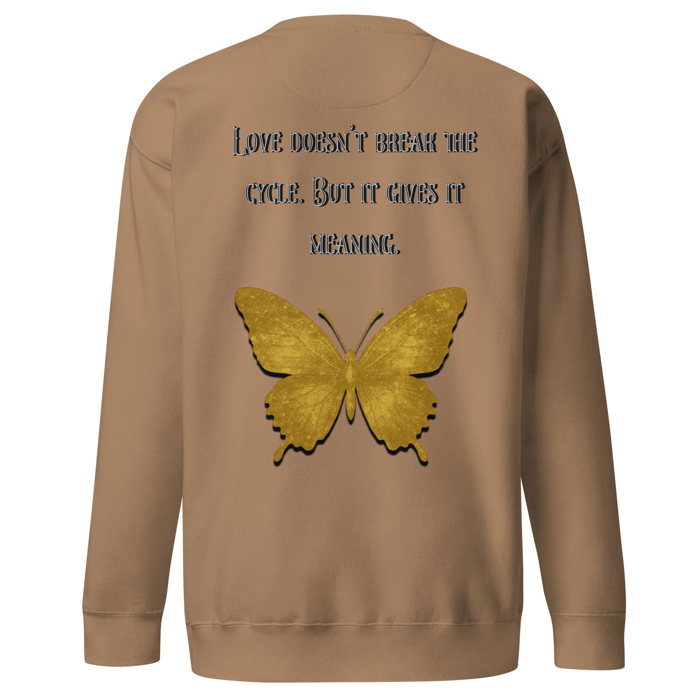 Clair Obscur Sweatshirt – Love Gives the Cycle Meaning – fan-made gamer merch by GenioGoods