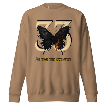 Clair Obscur 33 Sweatshirt – Legacy Butterfly Tribute – fan-made gamer merch by GenioGoods