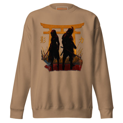 Shadow Balance Sweatshirt – Samurai x Assassin | AC Shadows – fan-made gamer merch by GenioGoods