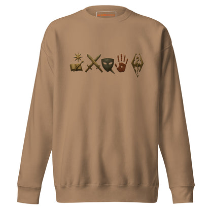 Elder Scrolls Guild Symbols Sweatshirt – Legacy Edition – fan-made gamer merch by GenioGoods