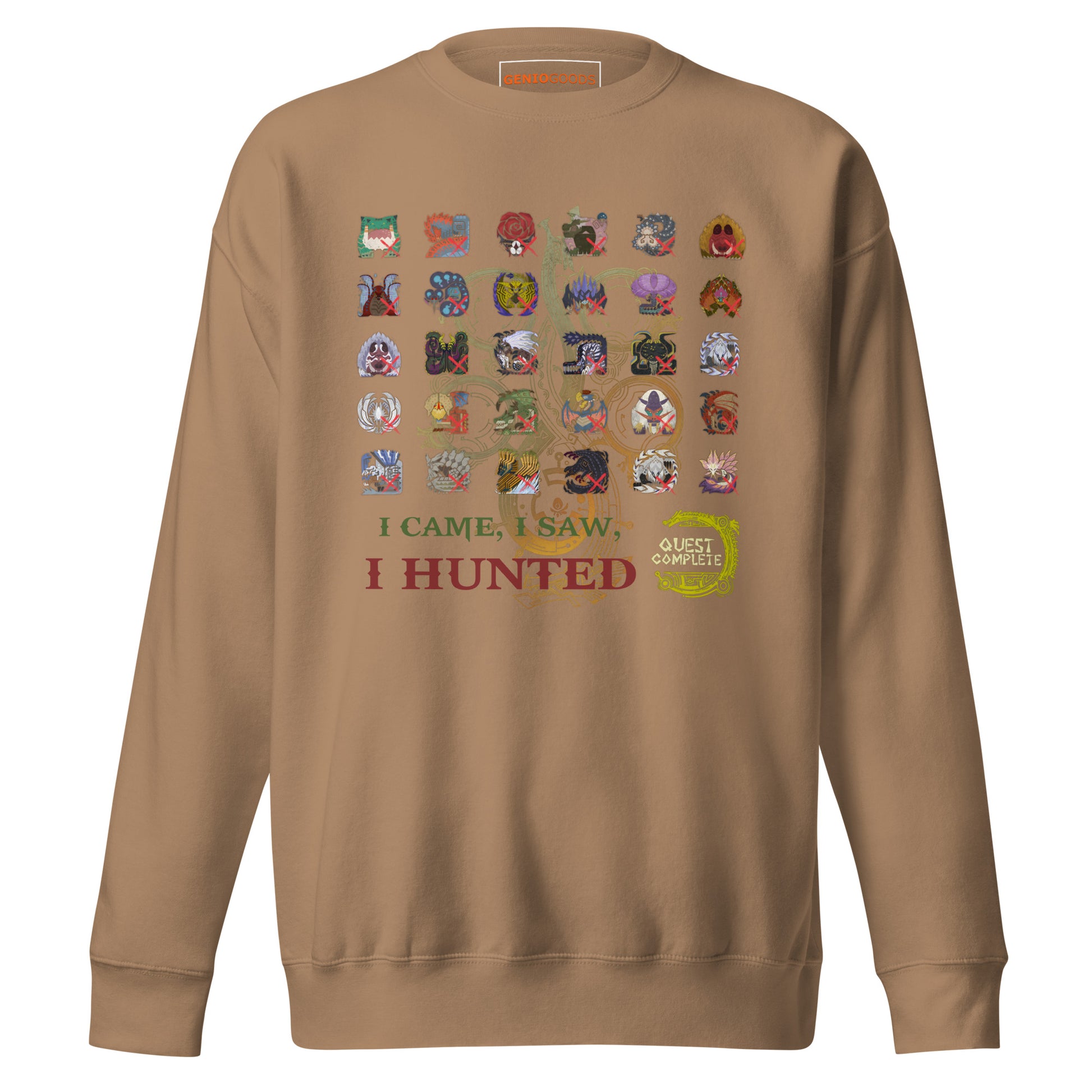 Monster Hunter Wilds Double Sided Hoodie – Legacy Print – fan-made gamer merch by GenioGoods