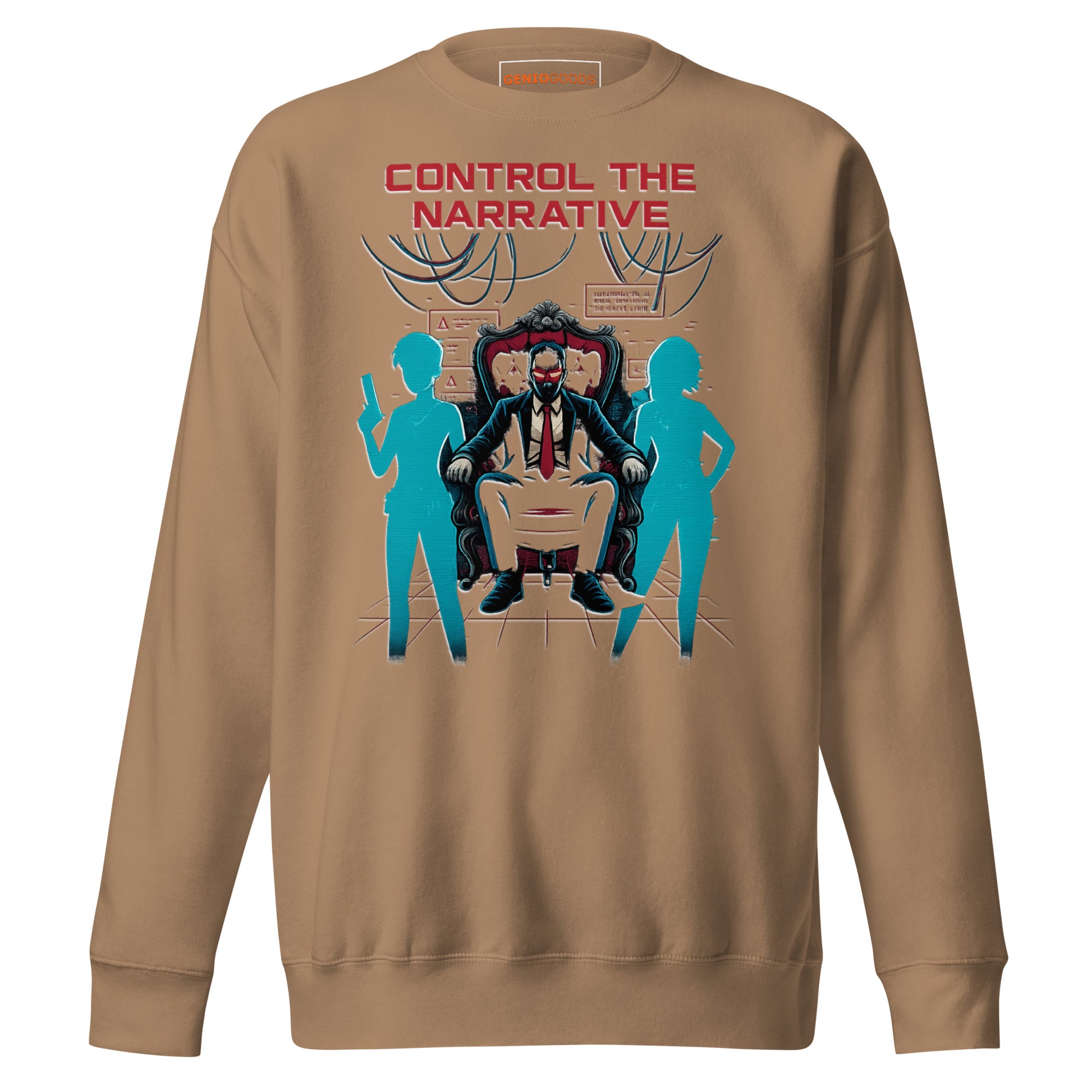 Split Fiction Control the Narrative Sweatshirt – Glitch Mind – fan-made gamer merch by GenioGoods