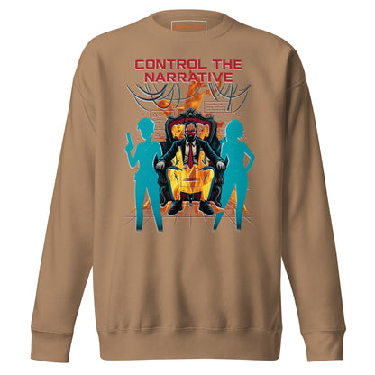 Split Fiction Fire Sweatshirt – Control the Narrative Edition – fan-made gamer merch by GenioGoods