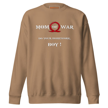 Mom of War Sweatshirt – Funny Gamer Gift for Moms – fan-made gamer merch by GenioGoods