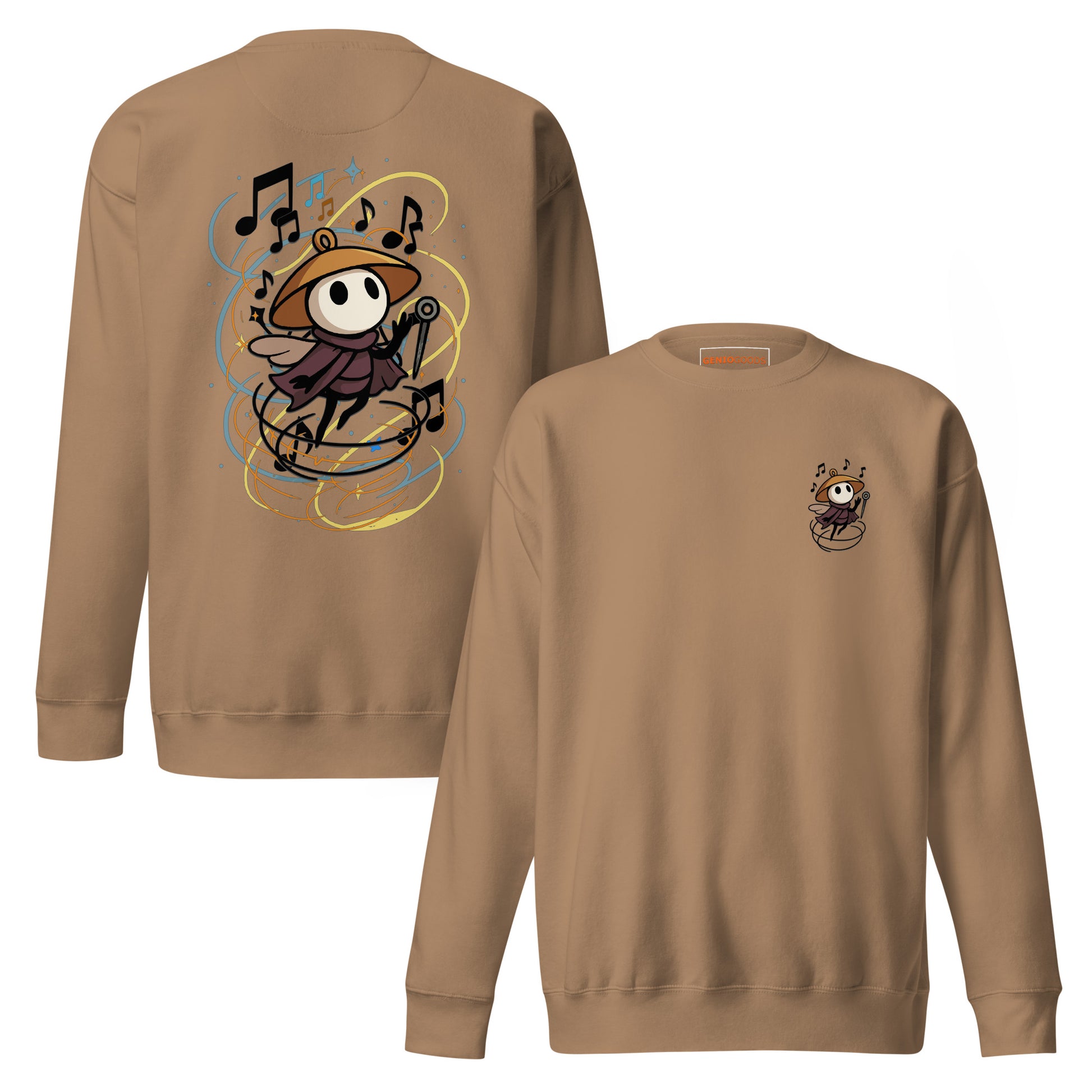 Silksong Bard Sweatshirt – Musical Tribute | Hollow Knight – fan-made gamer merch by GenioGoods