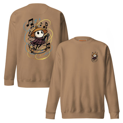 Silksong Bard Sweatshirt – Musical Tribute | Hollow Knight – fan-made gamer merch by GenioGoods