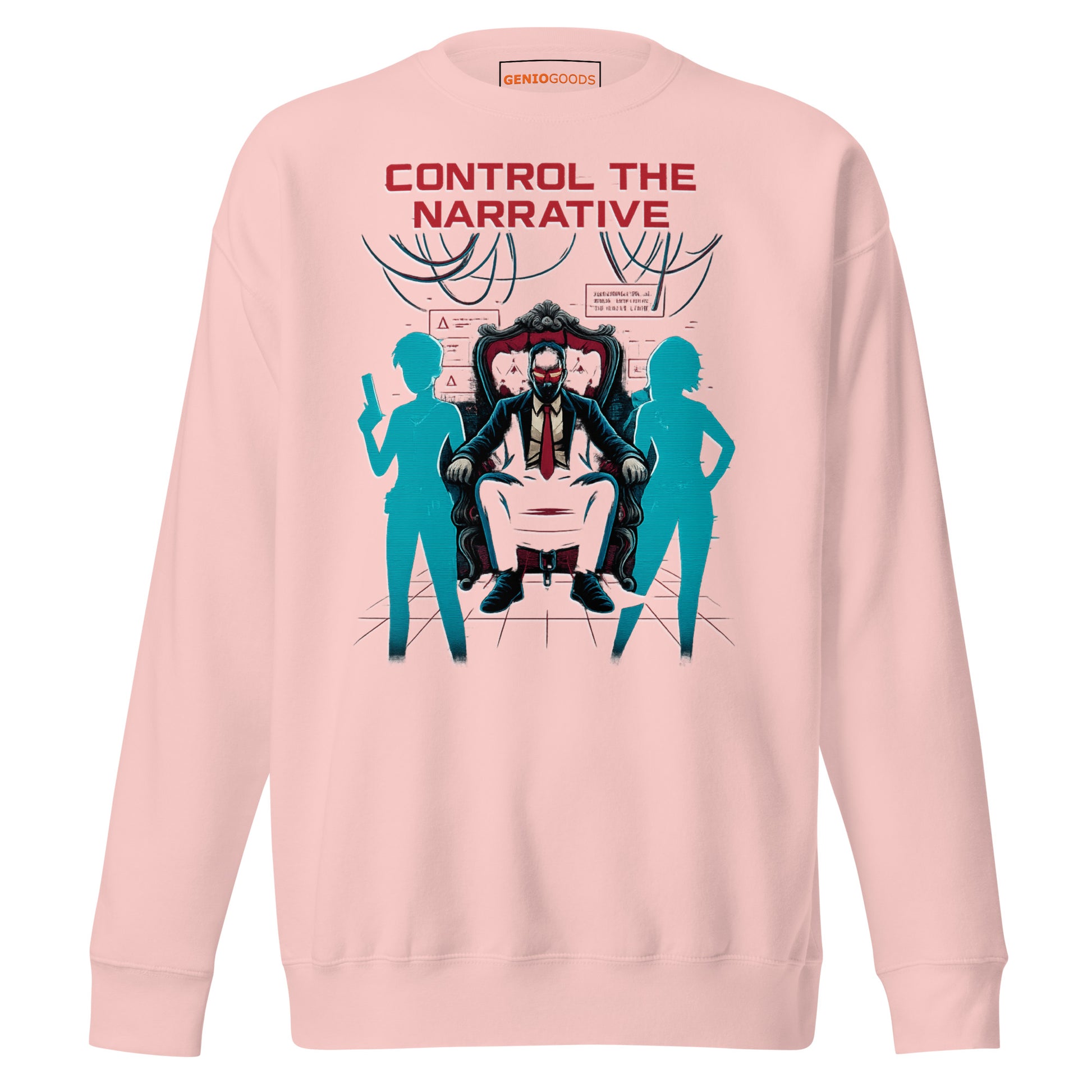 Split Fiction Control the Narrative Sweatshirt – Glitch Mind – fan-made gamer merch by GenioGoods