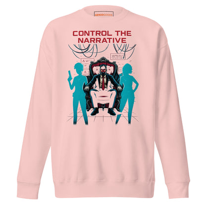 Split Fiction Control the Narrative Sweatshirt – Glitch Mind – fan-made gamer merch by GenioGoods
