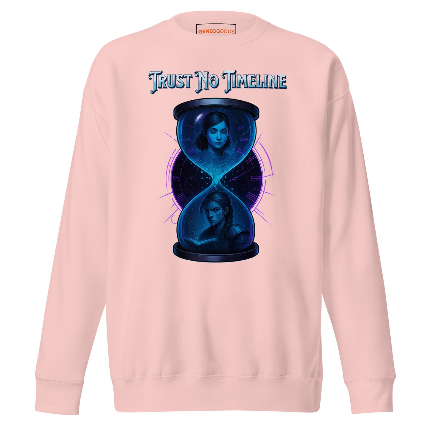 Black gamer sweatshirt inspired by Split Fiction – Dual Reality design | GenioGoods