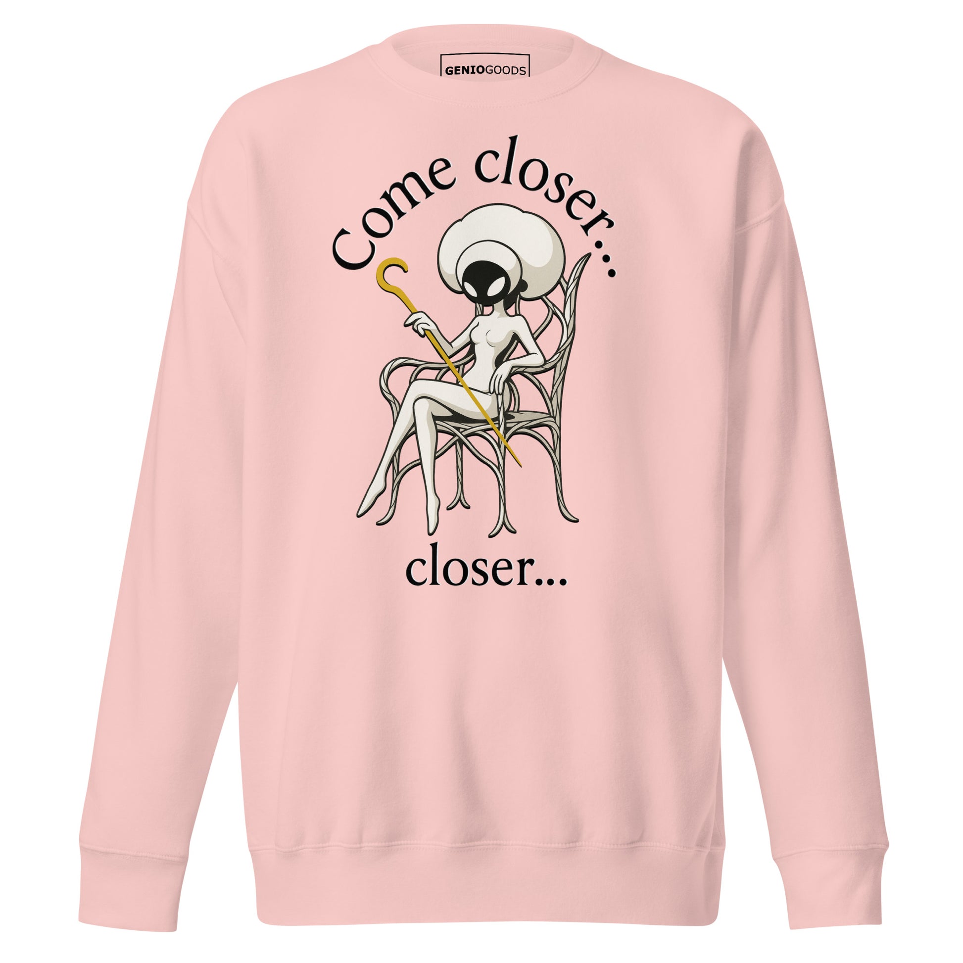 Hollow knight midwife sweatshirt dark lore fan art – fan-made gamer merch by GenioGoods